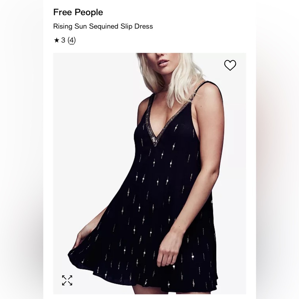 Free people sequined slip